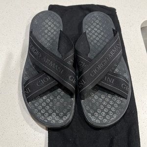 Giorgio Armani Men Sandals Size US 9 / 42 IT